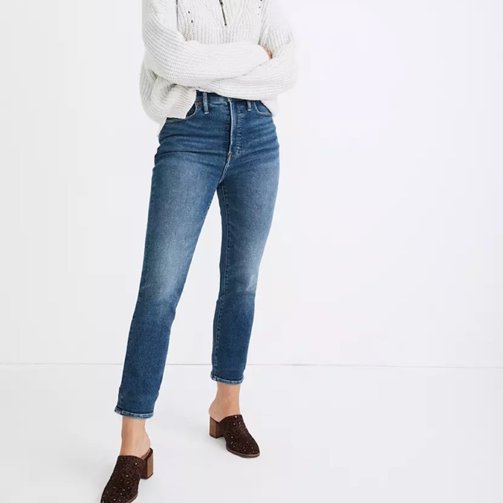 Madewell Women's Straight Leg Jeans - Blue